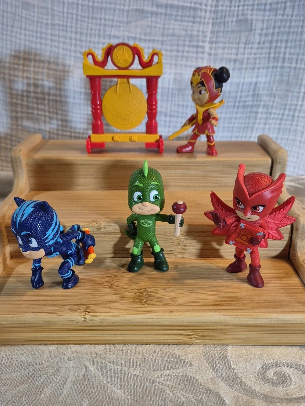 PJ Masks Figures with An Yu Dragon Girl Figure • Gong